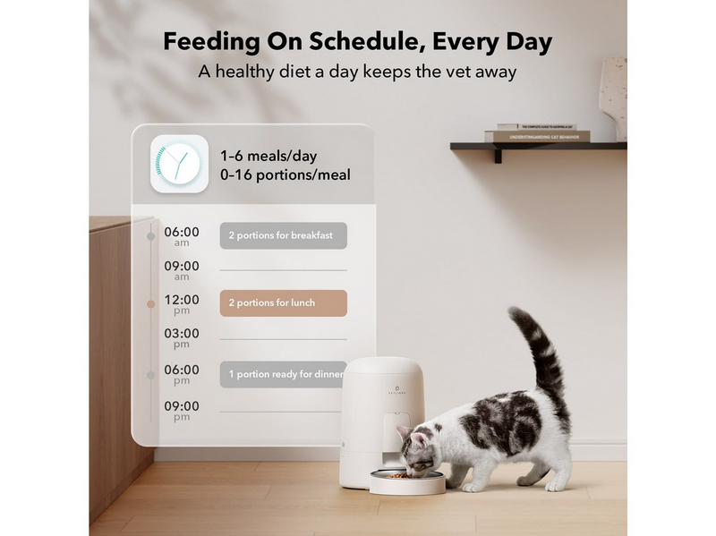 Petlibro AIR AUTOMATIC PET FEEDER WHITE 2L