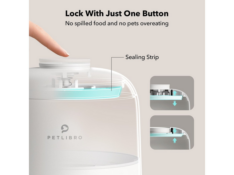 Petlibro AIR AUTOMATIC PET FEEDER WHITE 2L