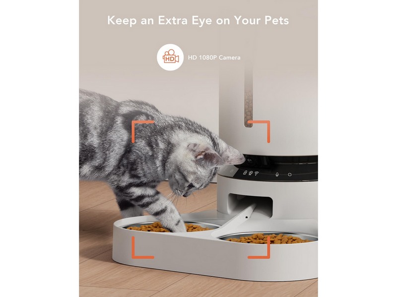 Petlibro GRANARY CAMERA DUAL FOOD TRAY WHITE