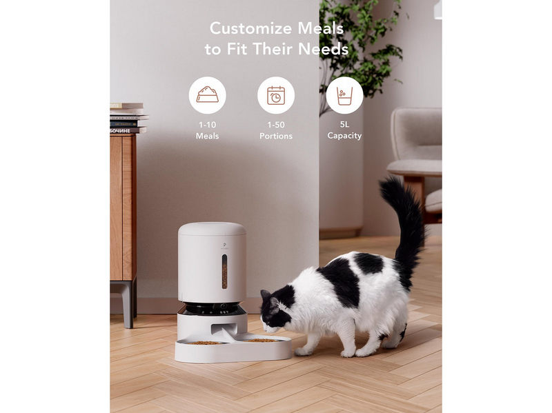 Petlibro GRANARY CAMERA DUAL FOOD TRAY WHITE