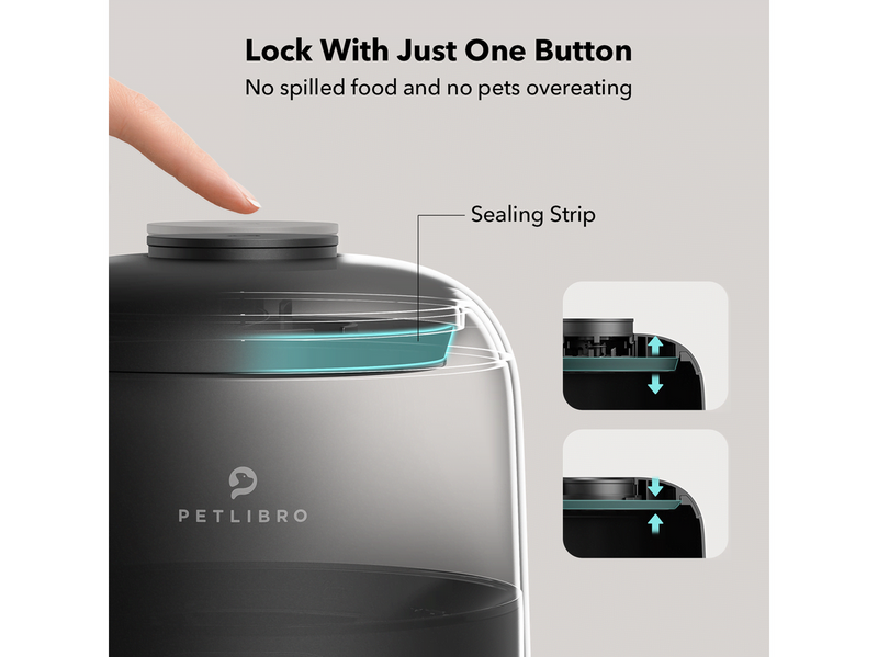 Petlibro AIR AUTOMATIC PET FEEDER BLACK 2L
