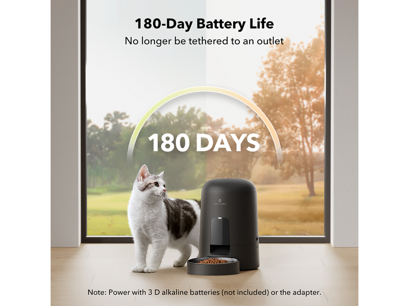 Petlibro AIR AUTOMATIC PET FEEDER BLACK 2L