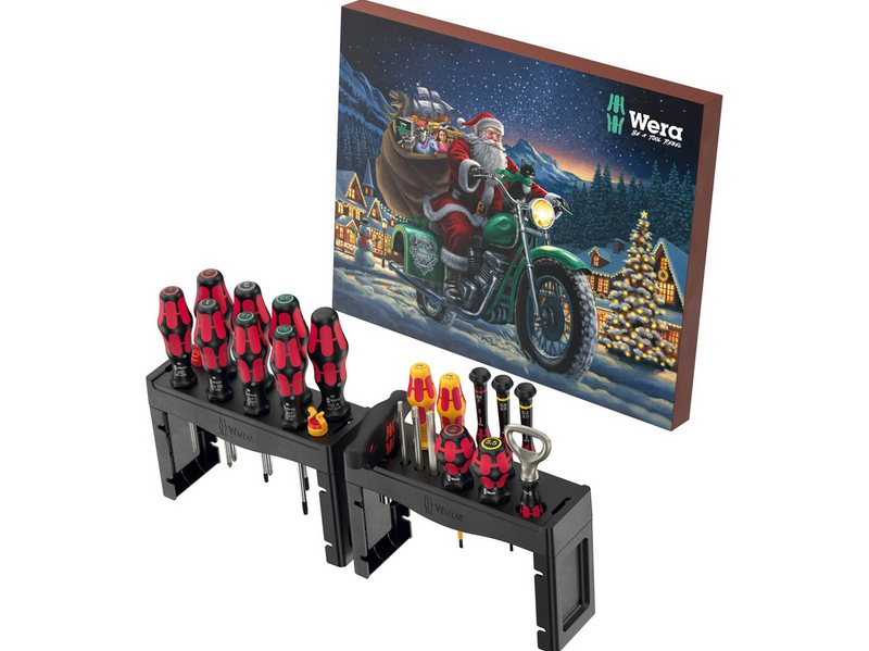 Wera Adventskalender 2025, 28‑teilig