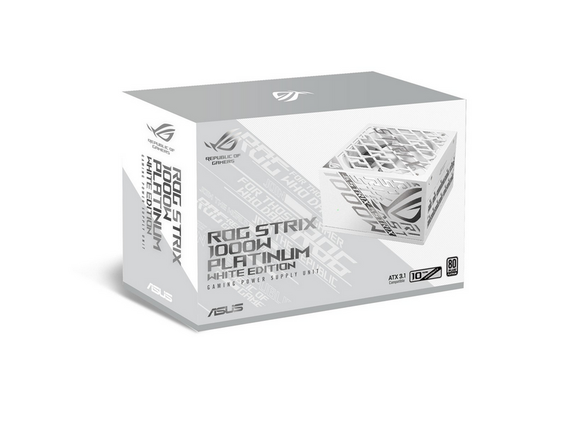 ASUS ROG Strix 1000W Netzteile - 1000 Watt - ATX 3.1 - 80 Plus Platinium