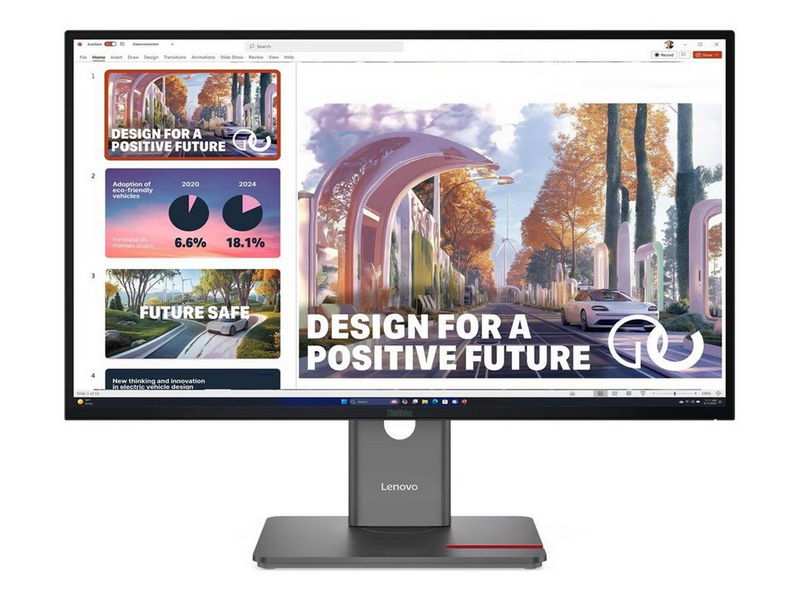 27" Lenovo ThinkVision P27QD-40 - 2560x1440 (QHD) - 120Hz - IPS - 140W USB-C