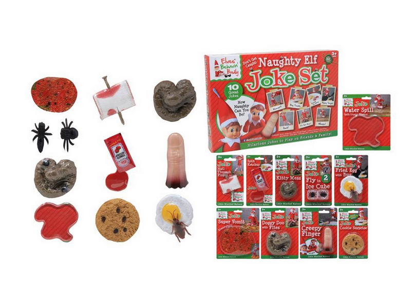 Elves Behavin' Badley Naughty Elf Box of 10 Jokes