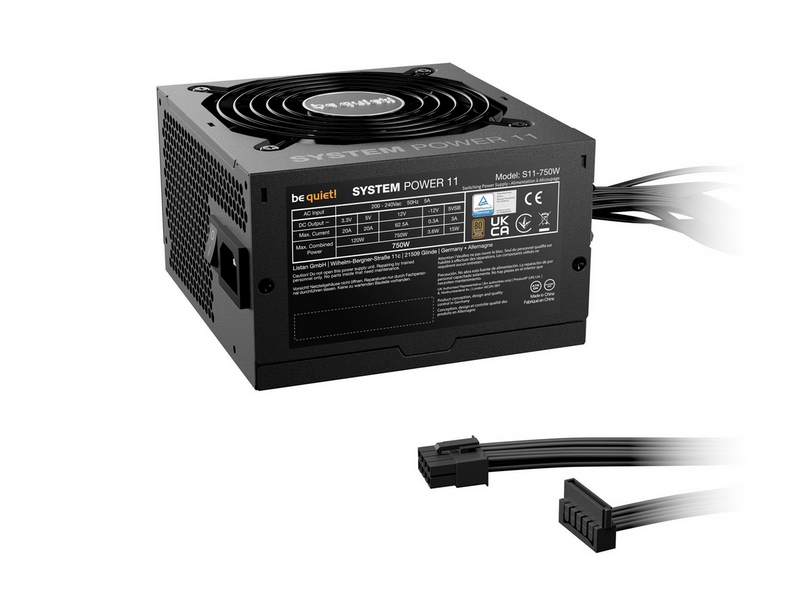 be quiet! System Power 11 750W Netzteile - 750 Watt - 120 mm - ATX 3.1 - 80