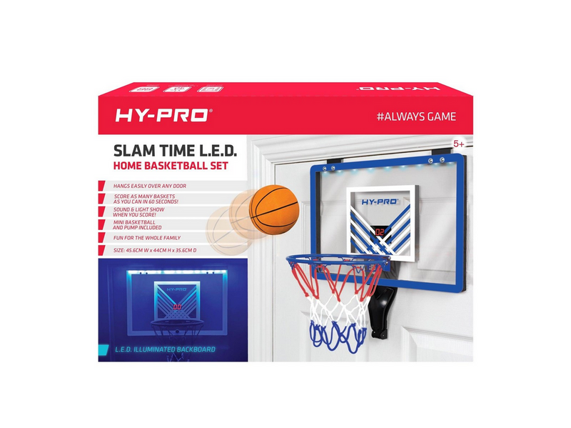 Hy-Pro Slam Time Basketball with E-Scoring with lighting