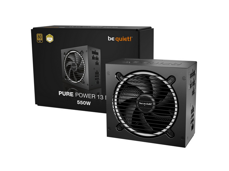 be quiet! Pure Power 13 M Netzteile - 550 Watt - 120 mm - ATX 3.1 - 80 Plus