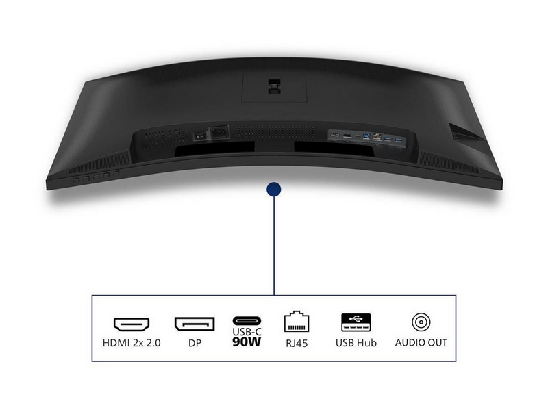 34" Philips 34B2U3600C - 3440x1440 (UWQHD) - 120Hz - VA - KVM switch