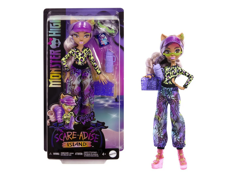 Monster High Scare-adise Island Clawdeen Puppe