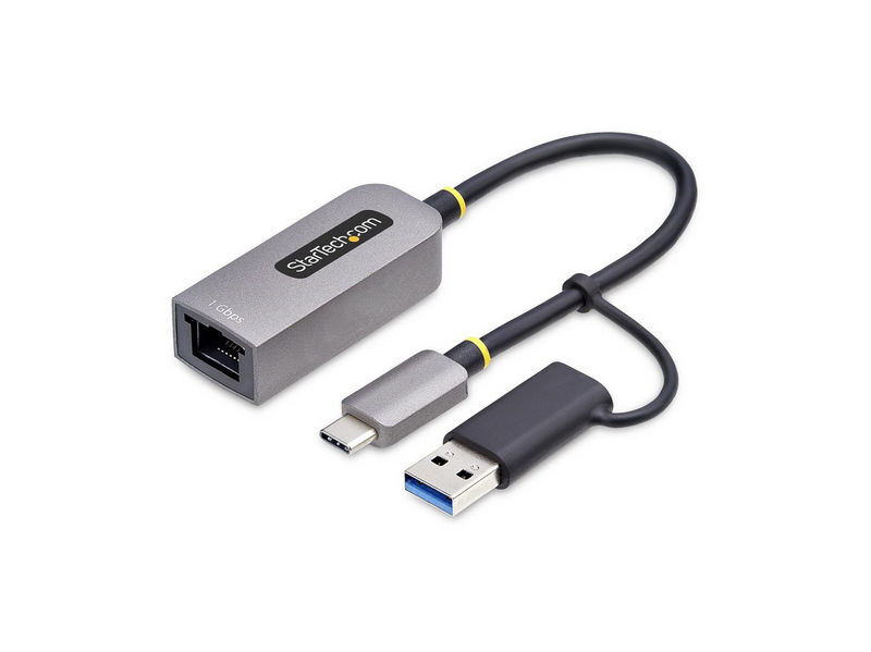 StarTech.com USB-C to Ethernet Adapter w/USB-A Adapter Realtek RTL8153B -