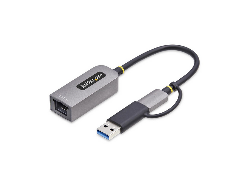 StarTech.com USB-C to Ethernet Adapter w/USB-A Adapter Realtek RTL8153B -