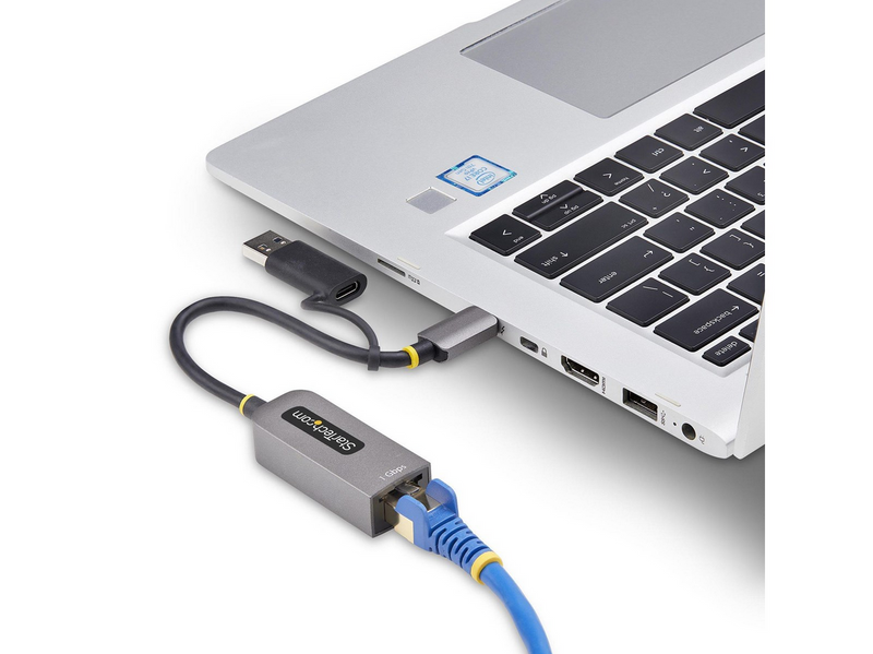 StarTech.com USB-C to Ethernet Adapter w/USB-A Adapter Realtek RTL8153B -