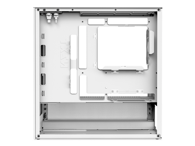 NZXT H3 Flow (2025) - All White - Gehäuse - Miditower - Weiß