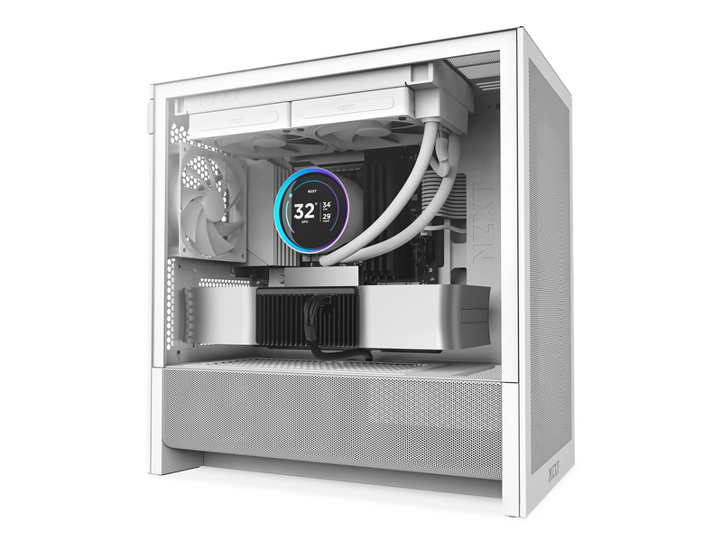 NZXT H3 Flow (2025) - All White - Gehäuse - Miditower - Weiß