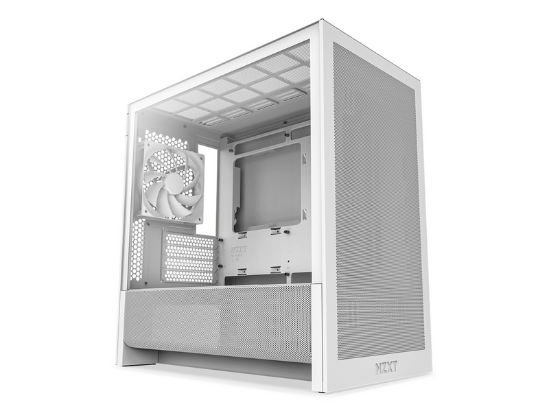 NZXT H3 Flow (2025) - All White - Gehäuse - Miditower - Weiß