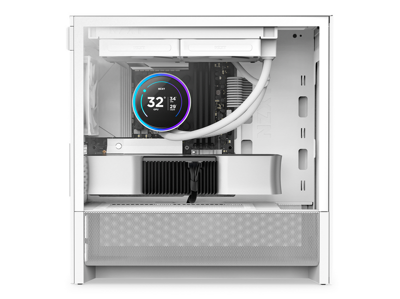NZXT H3 Flow (2025) - All White - Gehäuse - Miditower - Weiß