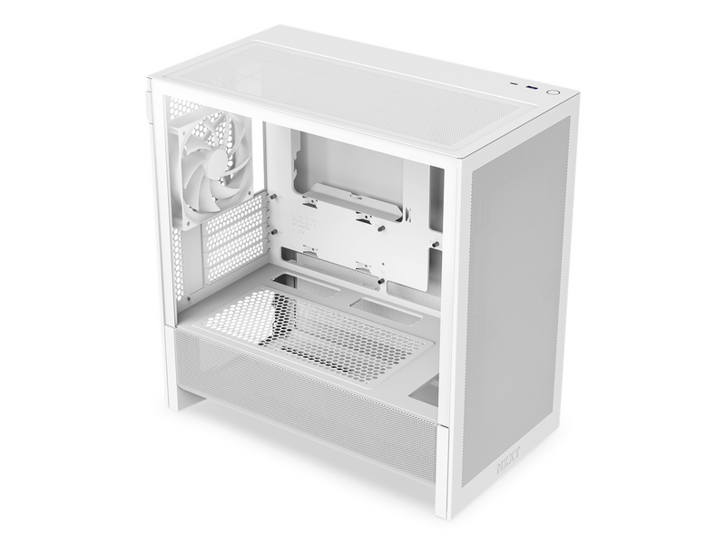 NZXT H3 Flow (2025) - All White - Gehäuse - Miditower - Weiß
