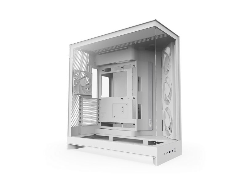NZXT H9 Flow RGB (2025) - All White - Gehäuse - Miditower - Weiß