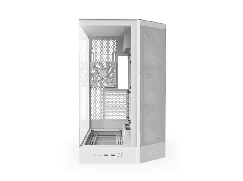 NZXT H9 Flow RGB (2025) - All White - Gehäuse - Miditower - Weiß