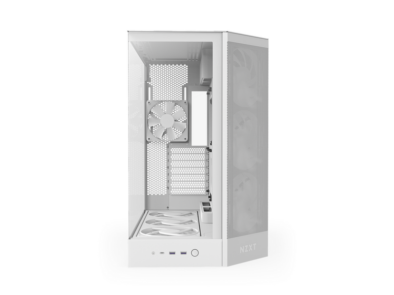NZXT H9 Flow RGB+ (2025) - All White - Controller incl - Gehäuse - Miditower -