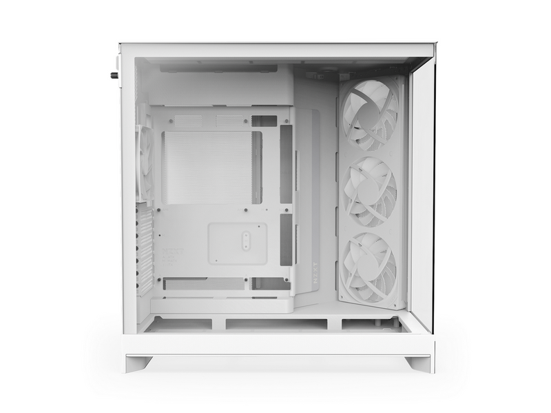 NZXT H9 Flow RGB (2025) - All White - Gehäuse - Miditower - Weiß