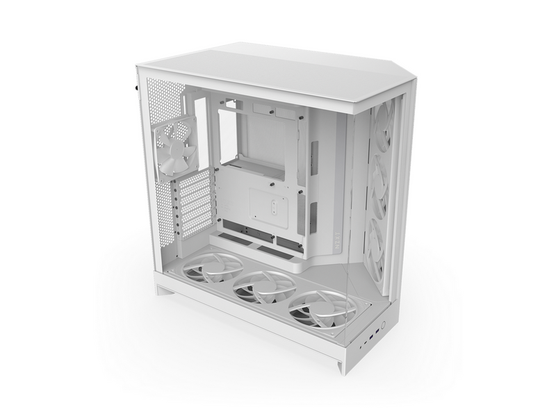 NZXT H9 Flow RGB+ (2025) - All White - Controller incl - Gehäuse - Miditower -