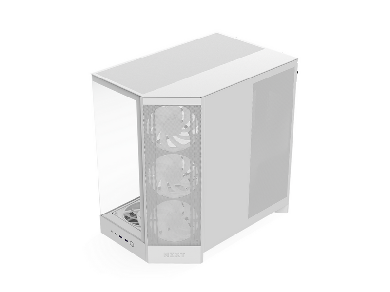 NZXT H9 Flow RGB+ (2025) - All White - Controller incl - Gehäuse - Miditower -