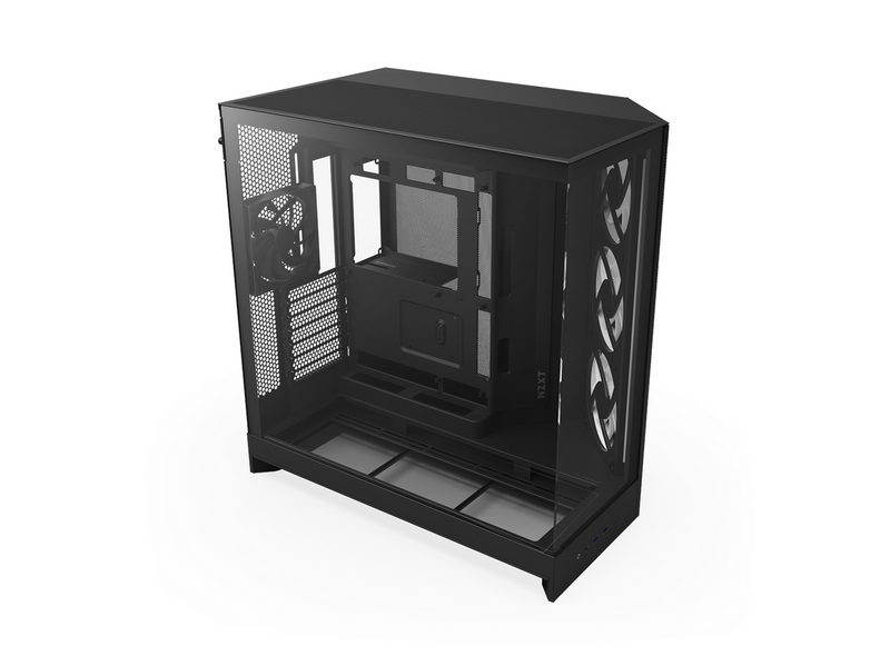 NZXT H9 Flow RGB (2025) - All Black - Gehäuse - Miditower - Schwarz
