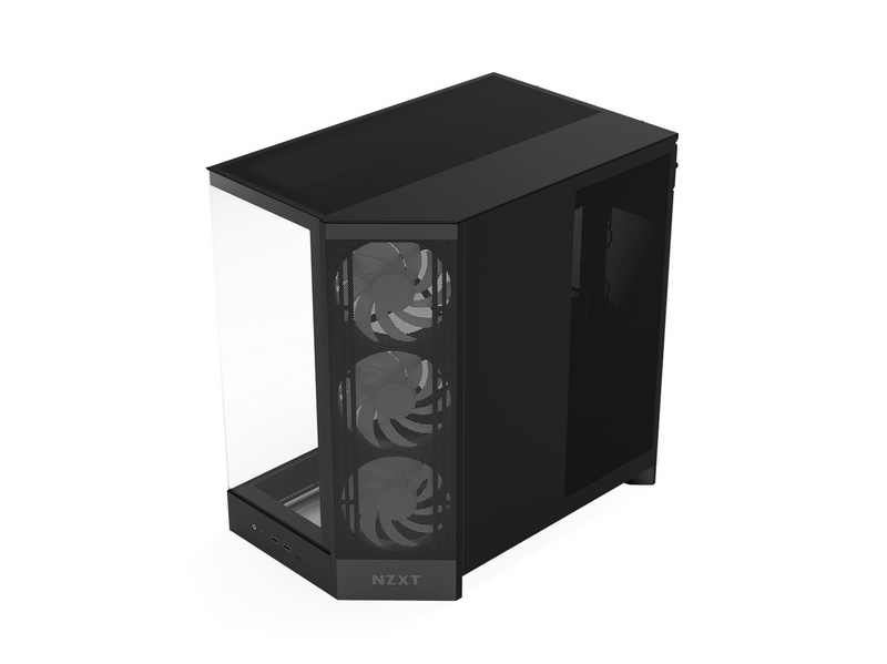 NZXT H9 Flow RGB (2025) - All Black - Gehäuse - Miditower - Schwarz