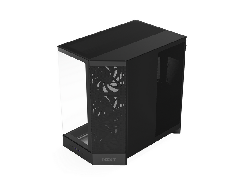 NZXT H9 Flow (2025) - All Black - Gehäuse - Miditower - Schwarz