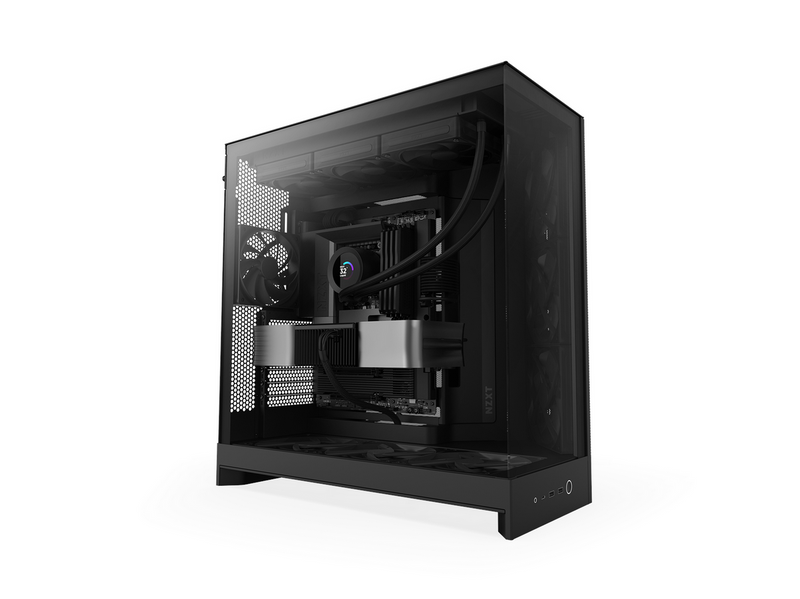 NZXT H9 Flow (2025) - All Black - Gehäuse - Miditower - Schwarz