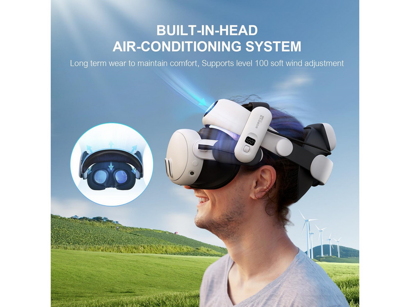 BoboVR S3 Pro Super Strap (mit Akku) - Quest 3 & 3S