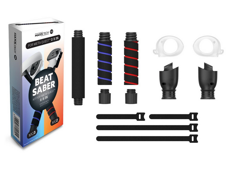 MAXX TECH Beat Saber Kit for Meta Quest 2/3/3S