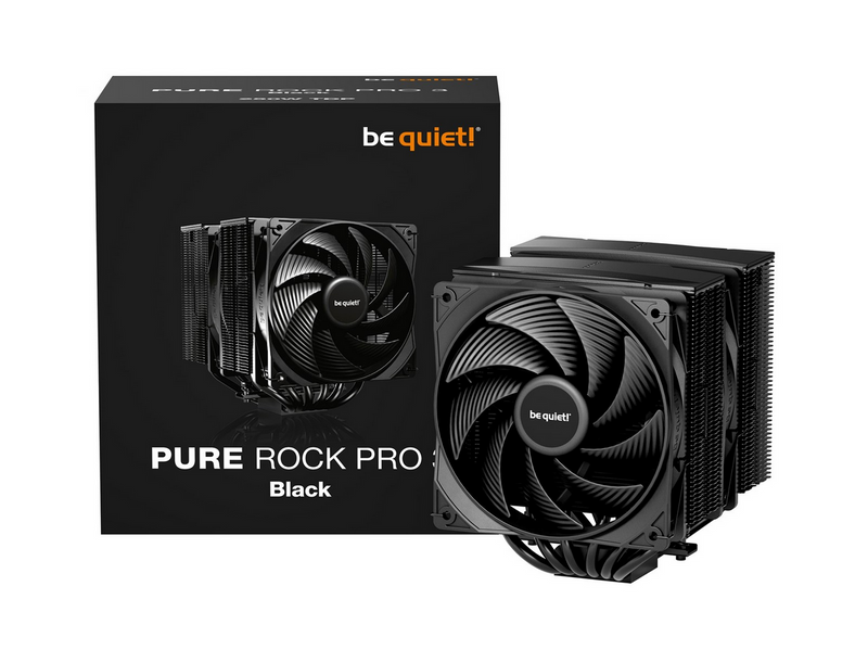 be quiet! PURE ROCK PRO 3 Black - CPU-Luftkühler - Max 35 dBA