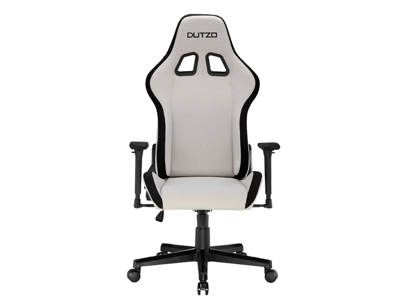 DUTZO E-SPORTS Gaming Stuhl - Hellgrau - Stoff - Bis zu 120 kg