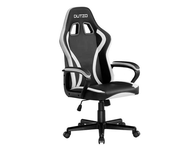DUTZO DASH Junior Gaming Stuhl - Schwarz / Weiß - PU-Leder - Bis zu 110 kg