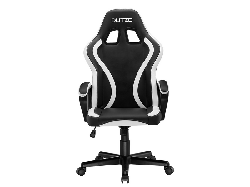 DUTZO DASH Junior Gaming Stuhl - Schwarz / Weiß - PU-Leder - Bis zu 110 kg