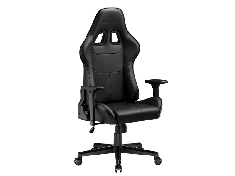 DUTZO E-SPORTS Gaming Stuhl - Schwarz - PU-Leder - Bis zu 120 kg