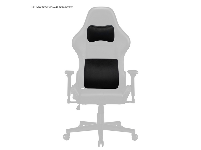DUTZO E-SPORTS Gaming Stuhl - Schwarz - PU-Leder - Bis zu 120 kg