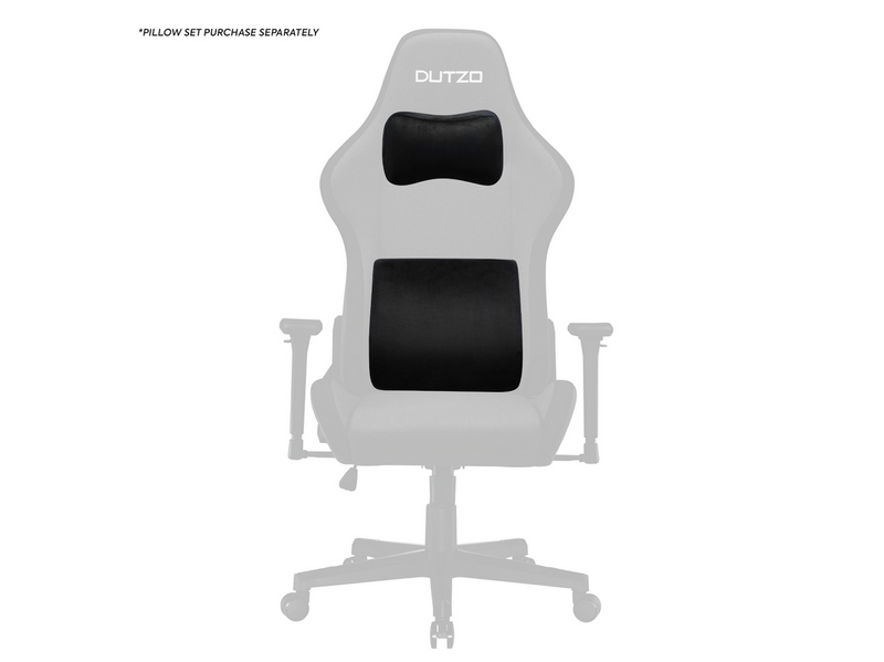 DUTZO E-SPORTS Gaming Stuhl - Dunkelgrau - Stoff - Bis zu 120 kg