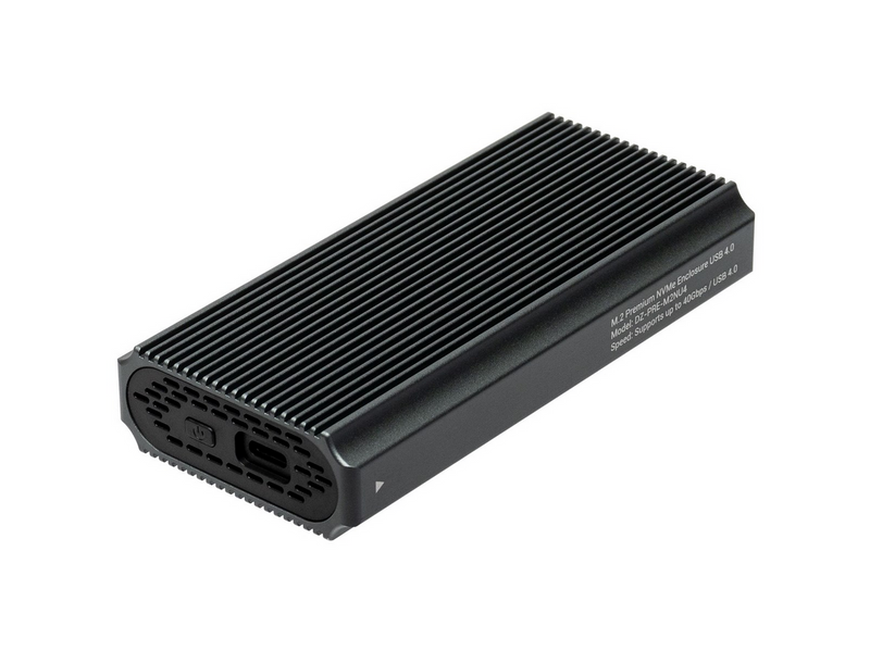 dezen M.2 Premium NVMe Enclosure USB4 - Schwarz