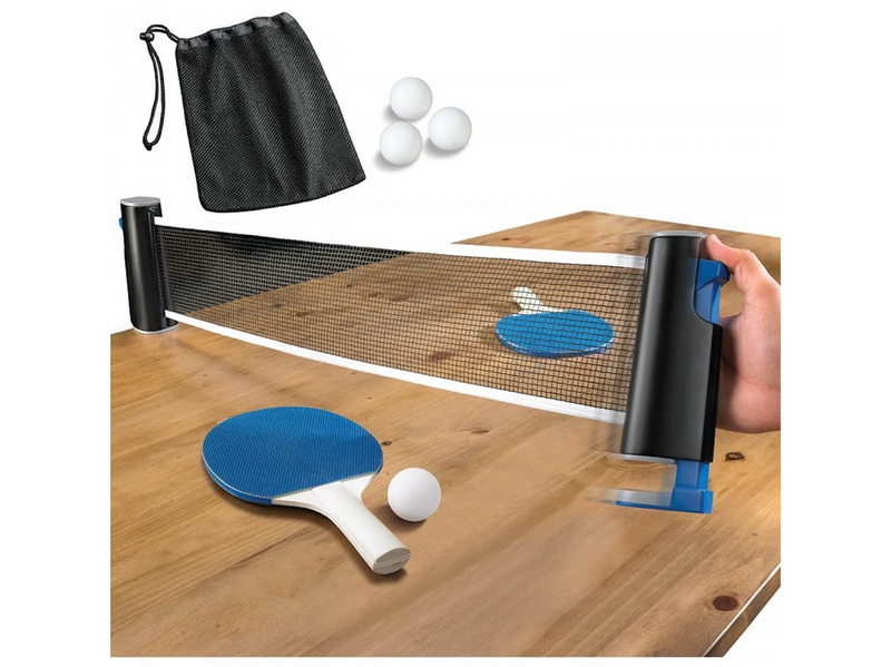 Pro Table tennis set - Flex net with 2 bats and balls