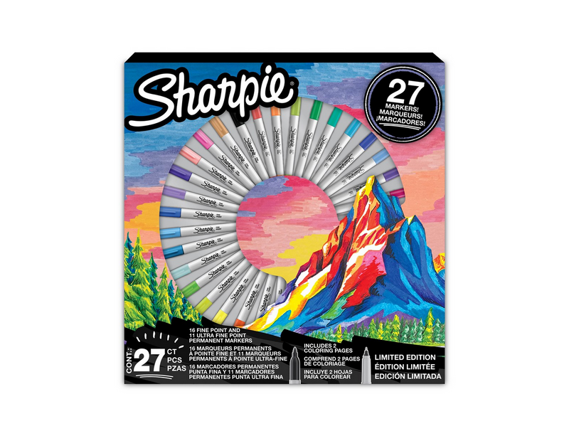 Sharpie Permanent Markers Pen Gift Set | Fine Point & Ultra Fine Point