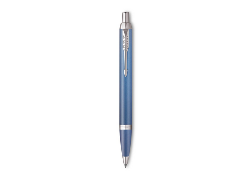 Parker IM Writing Rituals Ballpoint Peaceful Blue Finish with Gradient & Chrome