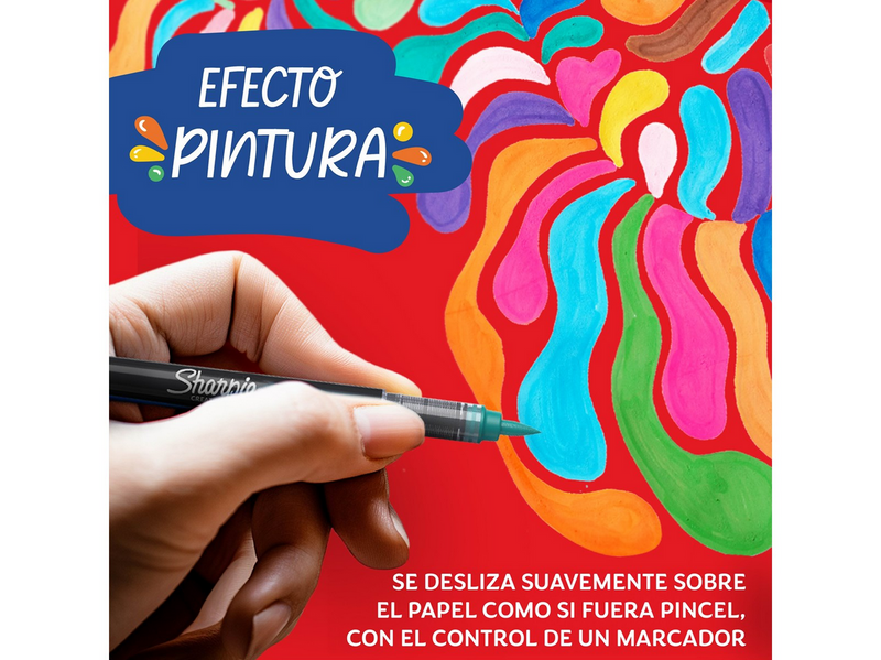 Sharpie Creative Marker Acrylic Paint Pens | Brush-Tip Water-Based Paint