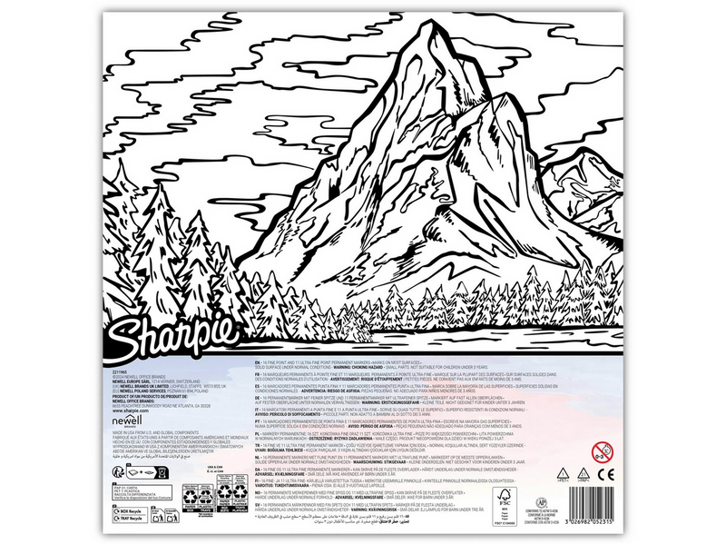 Sharpie Permanent Markers Pen Gift Set | Fine Point & Ultra Fine Point