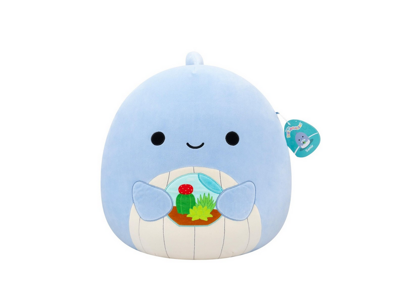 Squishmallows Samir the Whale Holding a Terrarium 40 cm