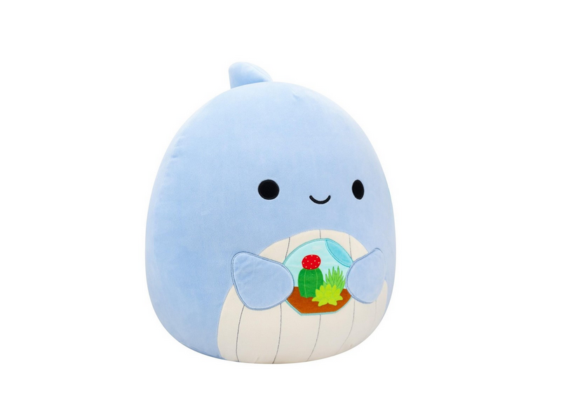 Squishmallows Samir the Whale Holding a Terrarium 40 cm